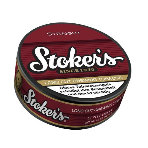 Stokers Straight Long Cut Chewing Tobacco - 34g Dose Kautabak