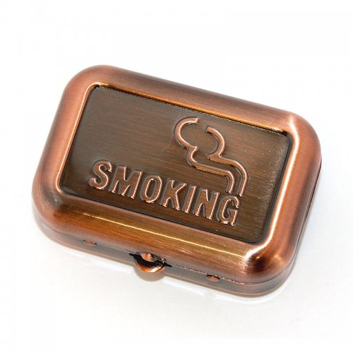 Taschenaschenbecher Smoking Kupfer