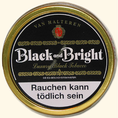 Van Halteren Pfeifentabak Black and Bright 100g Dose