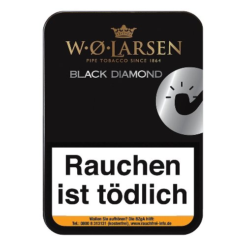 W. O. Larsen Black Diamond Pfeifentabak 100g Dose
