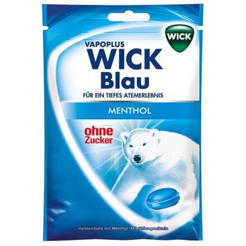 Wick Blau Hustenbonbons Menthol 72g Beutel