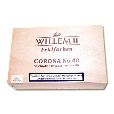 Willem II Zigarren Corona No.40 Sumatra 50 Stk.