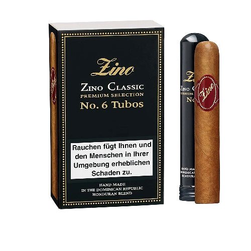 Zino Cigarren Classic No 6 Tubos 3er