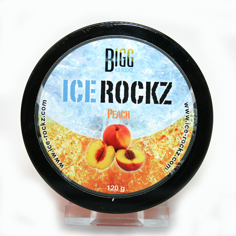 BIGG Ice Rockz Dampfsteine Peach 120g, ohne Nikotin