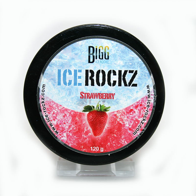 BIGG Ice Rockz Dampfsteine Strawberry 120g, ohne Nikotin