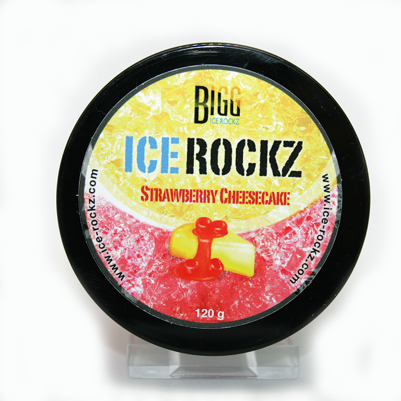 BIGG Ice Rockz Dampfsteine Strawberry Cheesecake 120g, ohne Nikotin
