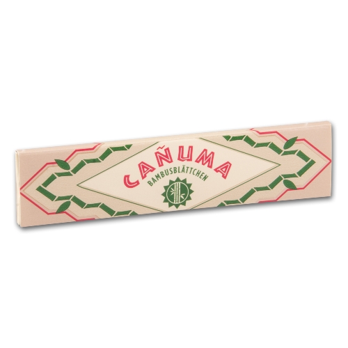Canuma Bambusblättchen King Size Slim Zigarettenpapier 1x32 Stück