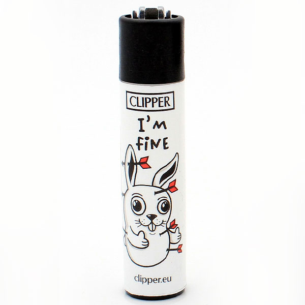Clipper Feuerzeug Trouble Mascots I AM FINE
