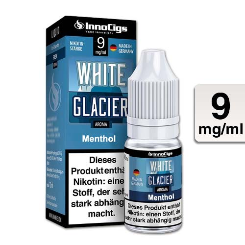 E-Liquid InnoCigs White Glacier Menthol 9mg Nikotin