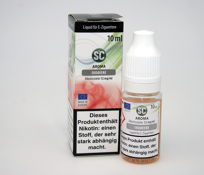E-Liquid SC Aroma Erdbeere 12mg Nikotin