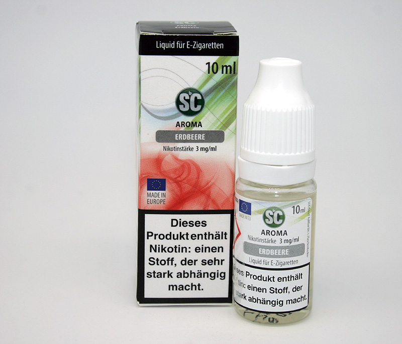 E-Liquid SC Aroma Erdbeere 3mg Nikotin