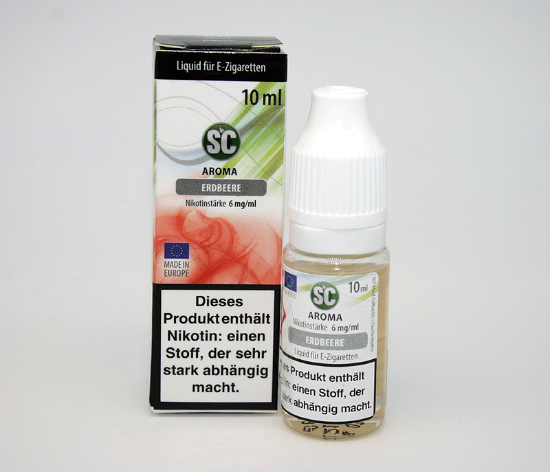E-Liquid SC Aroma Erdbeere 6mg Nikotin