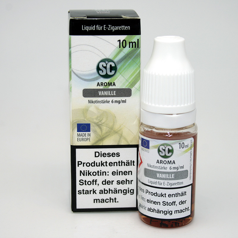 E-Liquid SC Aroma Vanille 6mg Nikotin