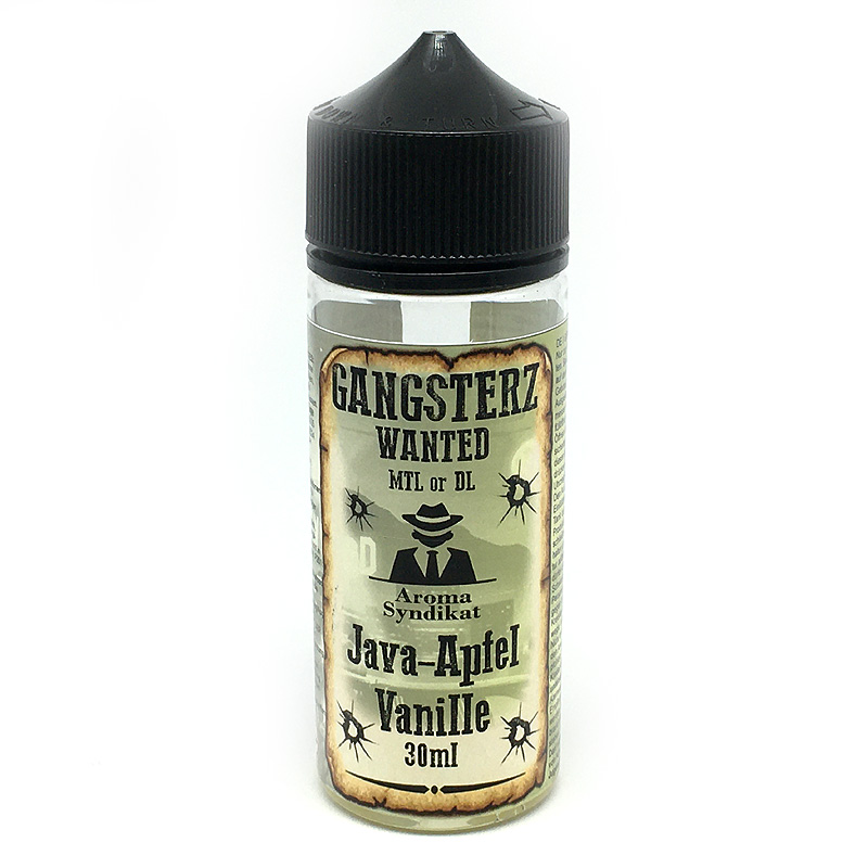 Gangsterz Wanted Java-Apfel Vanille Aroma 30ml
