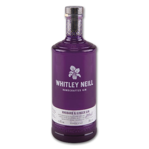 Gin Whitley Neill Rhubard & Ginger 43% Vol. Handcrafted Dry Gin