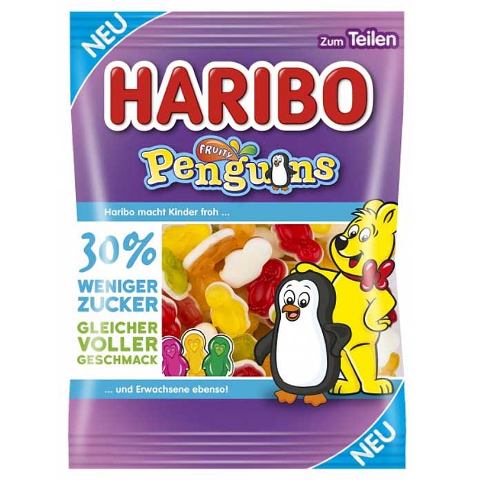 Haribo Fruity Penguins 160g Packung