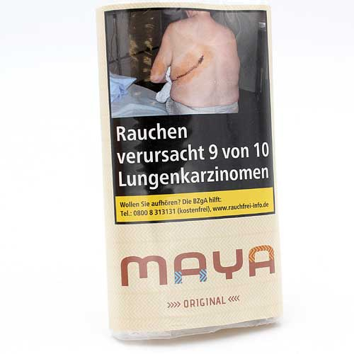 Maya Tabak Red ohne Zusatzstoffe 30g Päckchen Zigarettentabak