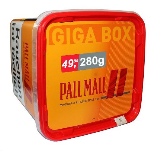 Pall Mall Allround Rot Giga Box 260g Dose Volumentabak