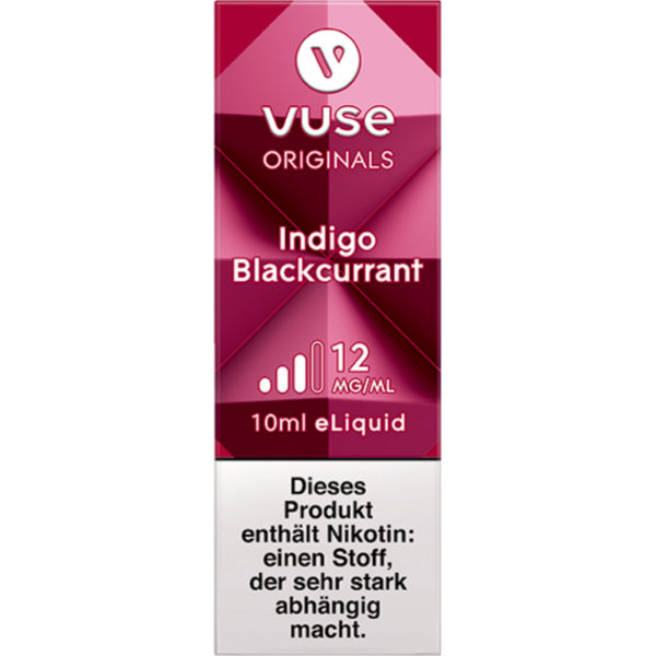 Vuse Bottle Indigo Blackcurrant 12 mg Liquid