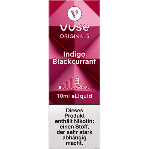Vuse Bottle Indigo Blackcurrant 3 mg Liquid