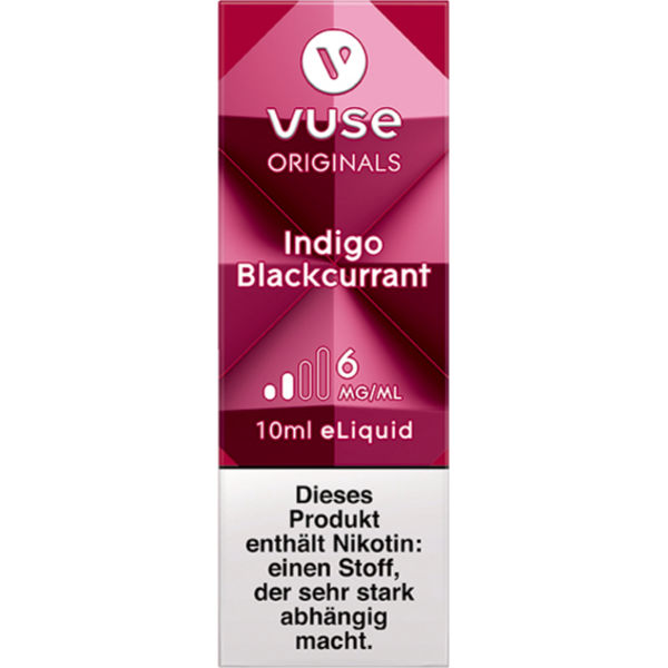 Vuse Bottle Indigo Blackcurrant 6 mg Liquid