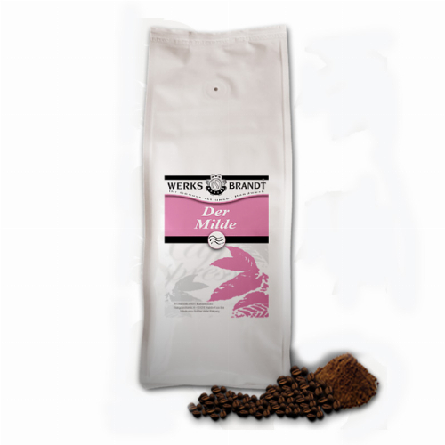 Werksbrandt Kaffee Der Milde 100% Arabica 1 kg Bohnen