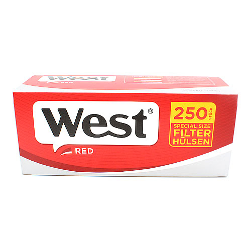 West Zigarettenhülsen Red Spezial 250 Stück