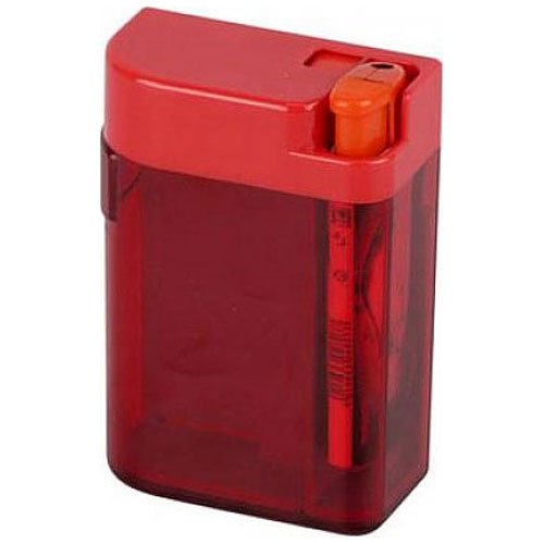 Zigarettenbox mit Piezofeuerzeug Rot 85mm