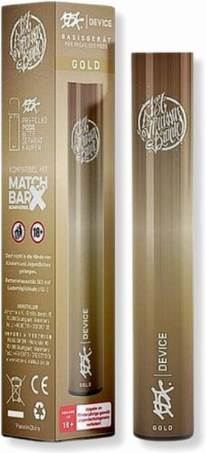 187 Strassenbande Akkuträger Gold E-Zigarette