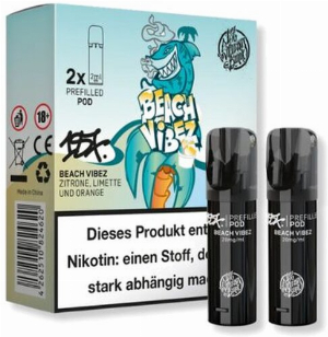 187 Strassenbande Beach Vibez Prefilled Pod 2x2ml 20mg