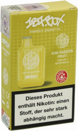 187 Strassenbande Box Kiwi Passion Fruit Einweg E-Zigarette 20mg