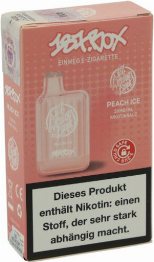 187 Strassenbande Box Peach Ice Einweg E-Zigarette 20mg