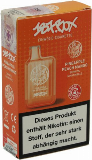 187 Strassenbande Box Pineapple Peach Mango Einweg E-Zigarette 20mg