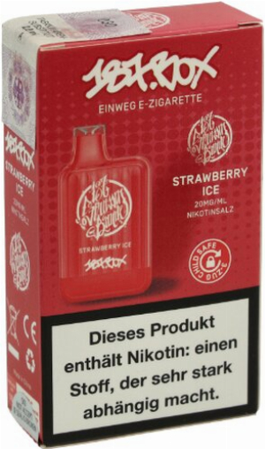 187 Strassenbande Box Strawberry Ice Einweg E-Zigarette 20mg