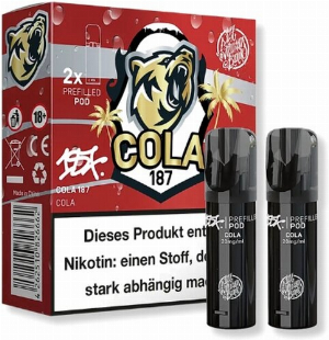 187 Strassenbande Cola 187 Prefilled Pod 2x2ml 20mg