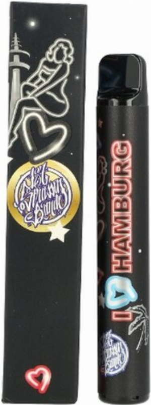 187 Strassenbande Einweg E-Zigarette I Love Hamburg 0mg