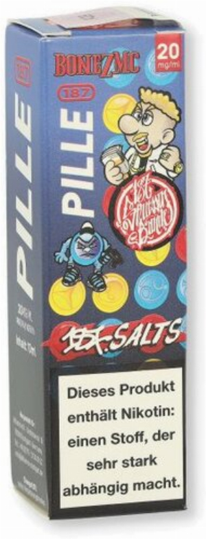 187 Strassenbande Pille Bonez MC Nikotinsalzliquid 20mg