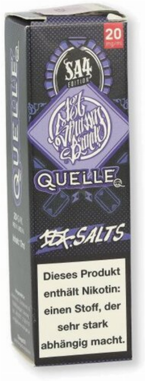 187 Strassenbande Quelle SA4 Edition Nikotinsalzliquid 20mg