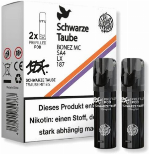 187 Strassenbande Schwarze Taube Prefilled Pod 2x2ml 20mg