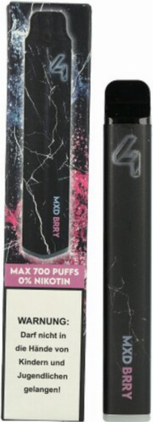 4 Vape Flave Mixed Berry Einweg E-Shisha 0 mg