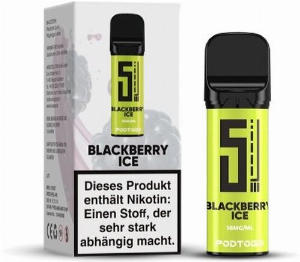 5EL Pod 2 Go Blackberry Ice Nachfüll Pod 16mg
