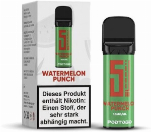 5EL Pod 2 Go Watermelon Punch Nachfüll Pod 16mg