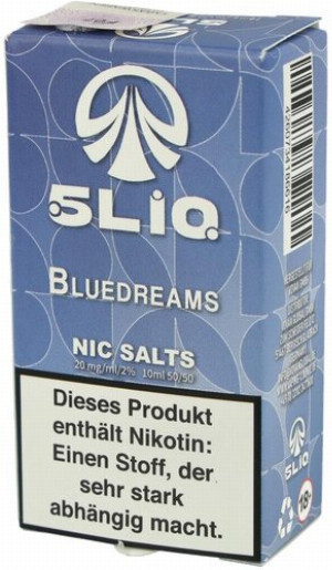 5LIQ Bluedreams Blueberry Nikotinsalzliquid 10ml 20mg
