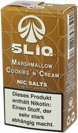 5LIQ Marshmallow Cookies n Cream Nikotinsalzliquid 10ml 20mg