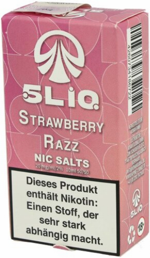 5LIQ Strawberry Razz Nikotinsalzliquid 10ml 20mg