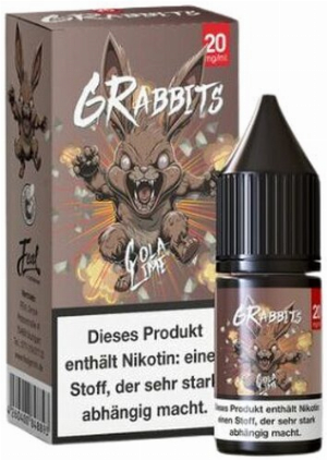 6Rabbits Cola Lime 10ml Hybridliquid 20mg