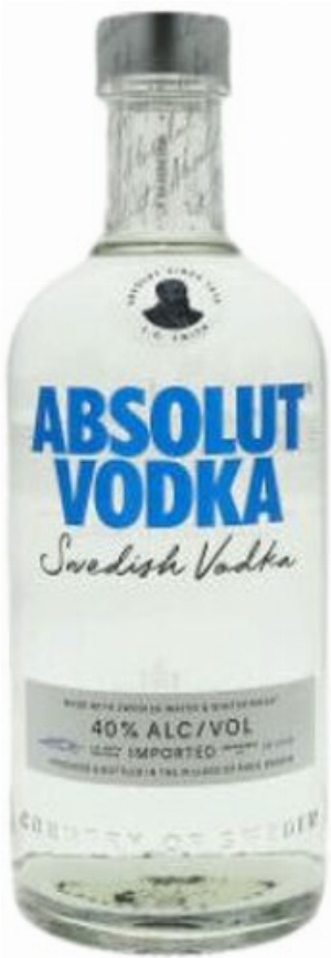 Absolut Vodka Blue 40 % Alkohol Glasflasche