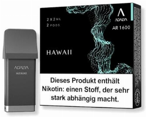 Adalya AR 1600 Pods Hawaii 2 x 2ml 12mg