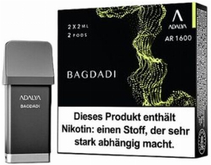 Adalya AR 1600 Prefilled Pod Bagdadi 2x2ml 12mg