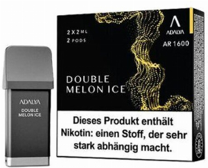 Adalya AR 1600 Prefilled Pod Double Melon Ice 2x2ml 12mg